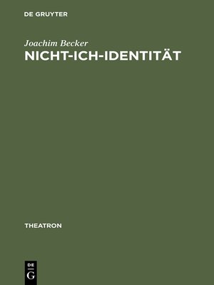 cover image of Nicht-Ich-Identität